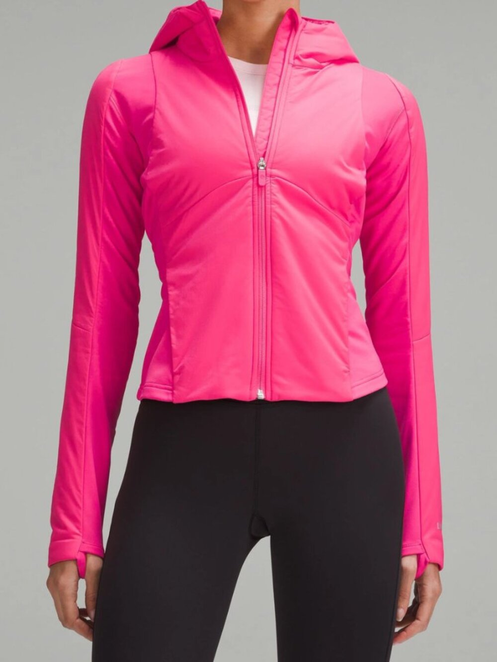 Lululemon Push Your Pace jacket - Size 10 - Sonic Pink
